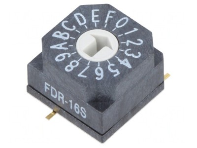 &amp;Icirc;ntrerupător codificare HEX/BCD 16 Poz SMT 80m&amp;Omega; foto