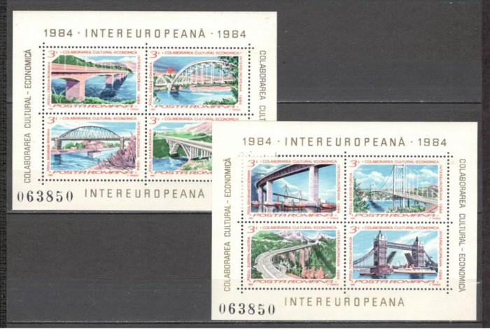 Romania.1984 INTEREUROPA-Bl. YR.780