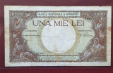 Romania, bancnota 1000 lei an 1936, mai rara, stare foarte buna