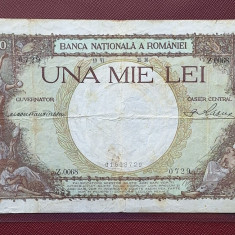 Romania, bancnota 1000 lei an 1936, mai rara, stare foarte buna