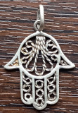 (19) PANDATIV DIN ARGINT, ARABIC, MANA LUI FATIMA / HAMSA. 1.91 GRAME