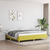 VidaXL Cadru de pat fără saltea, verde, 200x200 cm, textil