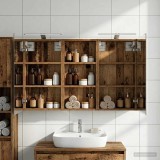 vidaXL Set dulap baie cu raft 3 pcs 110 x 10,5 x 60,5 cm Lemn compozit 3403726