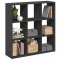 vidaXL Bibliotecă/separator cameră negru 102x29x103,5 cm lemn