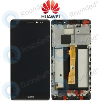 Capac frontal modul display Huawei Mate S + LCD + digitizer negru foto