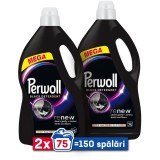 Pachet 2 x Detergent lichid pentru rufe Perwoll Renew Black, 150 spalari, 6 L