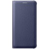 Husa de protectie Flip Wallet Samsung pentru Galaxy A3 (2016), Black, Negru, Alt material, Cu clapeta