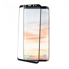 Folie de sticla FULL COVER pentru Samsung Galaxy S9, GloMax 3D Negru