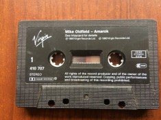mike oldfield amarok 1990 caseta audio muzica ambientala prog rock experimentala