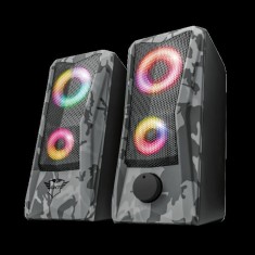 Boxe Stereo GXT 606 Javv RGB-Illuminated 2.0, 6W, camuflaj foto