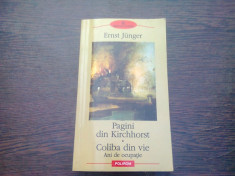 PAGINI DIN KIRCHHORST. COLIBA DIN VIE - ERNST JUNGER foto