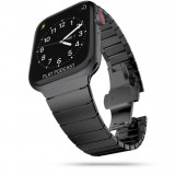 Curea Tech-Protect Linkband pentru Apple Watch 4/5/6/7/8/9/Se/Ultra 1/2 (42/44/45/49 mm) Negru
