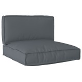 VidaXL Set de 2 perne pentru palete Antracit din țesătură Oxford