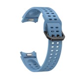 Curea marca THD, compatibila Galaxy Watch6/Classic, Galaxy Watch5/Pro, modelul sport cu orificii, culoarea albastru