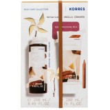 Pachet Vanilla Cinnamon Gel de dus 250ml + Lapte de corp 200ml, Korres