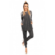 P560-181 Compleu format din bluza cu buzunare si pantaloni