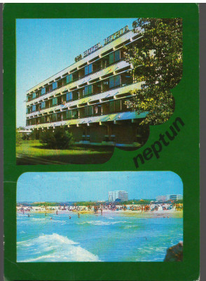 CPI B14685 - CARTE POSTALA - NEPTUN, MOZAIC. HOTEL ISTRIA, PLAJA foto