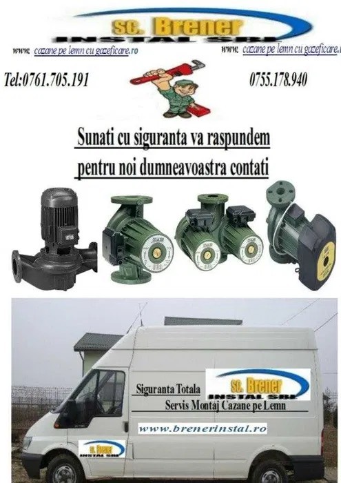reparam orice tip de pompa WILO si Grundfos dab in stoc