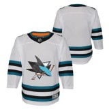 San Jose Sharks tricou de hochei pentru copii Premier White Away - L/XL