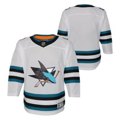 San Jose Sharks tricou de hochei pentru copii Premier White Away - L/XL foto