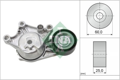 INA 534 0654 10 Intinzator curea, curea distributie foto