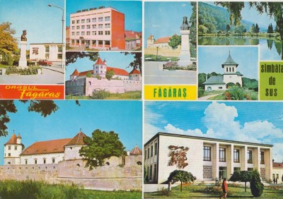Fagaras jud Brasov 1975-1976 lot 4 ilustrate intreguri postale mostre unicat avizate oficial pt multiplicare foto