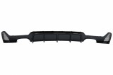 Difuzor Bara Spate Evacuare Dubla BMW Seria 4 F32 F33 F36 (2013-2019) Negru Lucios Performance AutoTuning, KITT