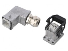Conector HDC Tată-Mamă 230V 10A 5 Pin 4 PE M20