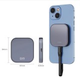 Stocare SSD, DM FS510, capacitate memorie 512 Gb, USB 3.1, 5Gbps, atasare magnetica iPhone 16, 15, ultraportabil, conector USB-C