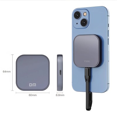 Stocare SSD, DM FS510, capacitate memorie 512 Gb, USB 3.1, 5Gbps, atasare magnetica iPhone 16, 15, ultraportabil, conector USB-C foto