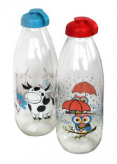 Sticla pentru lapte cu decor 1l MN0154117 Raki foto