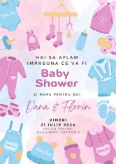 Invitatie Baby Shower 2 foto