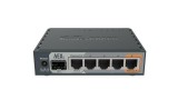 Router Gigabit MikroTik hEX S RB760iGS cu 5 porturi si slot SFP