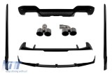 Pachet Aero potrivit pentru BMW X3 G01 LCI dupa 2021 pentru modelul echipat cu bare M tech, vopsea neagra Performance AutoTuning