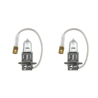 Pachet 2 Becuri Proiector H3 12V 55W PK22S Basic Sct foto