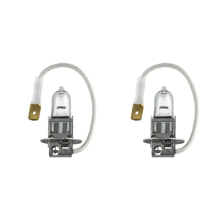 Pachet 2 Becuri Proiector H3 12V 55W PK22S Basic Sct