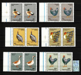 Rom&acirc;nia, 1995 | Păsări domestice - Găini, Curcan - Animale | Perechi MNH | aph, Fauna, Nestampilat