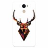 Husa silicon pentru Huawei Enjoy 7 Plus, Geometric Tibetan Antelope