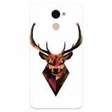 Husa silicon pentru Huawei Enjoy 7 Plus, Geometric Tibetan Antelope