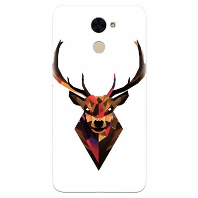 Husa silicon pentru Huawei Nova Lite Plus, Geometric Tibetan Antelope foto