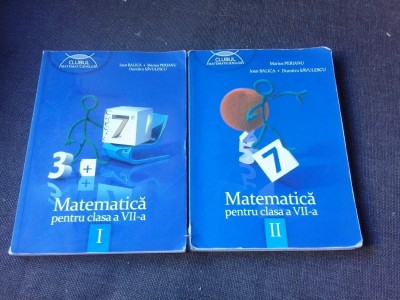 Matematica pentru clasa a VII-a - Marius Perianu 2 volume foto