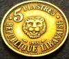 Moneda exotica 5 QIRUSH / PIASTRES - LIBAN, anul 1955 *cod 3317 = excelenta, Asia