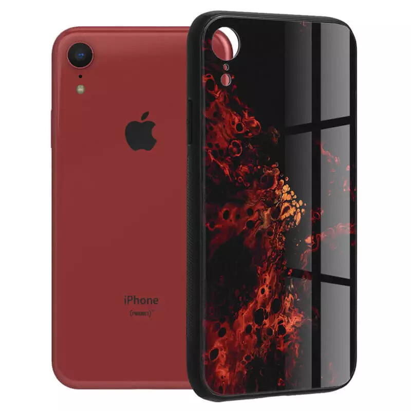 Husa Apple iPhone XR Antisoc Personalizata Nebuloasa Rosie Glaze | Okazii.ro