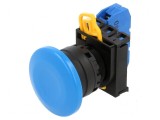 Comutator acționat prin apăsare 22mm Poz.i stabil 1 NO fără