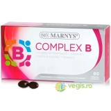 Complex B cu 10 Vitamine pentru Energie, Imunitate, Digestie si Sistem Cardiovascular 60cps moi