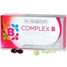 Complex B cu 10 Vitamine pentru Energie, Imunitate, Digestie si Sistem Cardiovascular 60cps moi