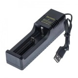 Incarcator USB-A - LI-ION 1000mAh 1x 18650 26650 14500 16340 18500 MS-5D81