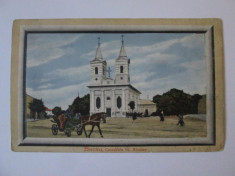 Carte po?tala Bacau-Catedrala Sfantul Nicolae,circulata 1911 foto