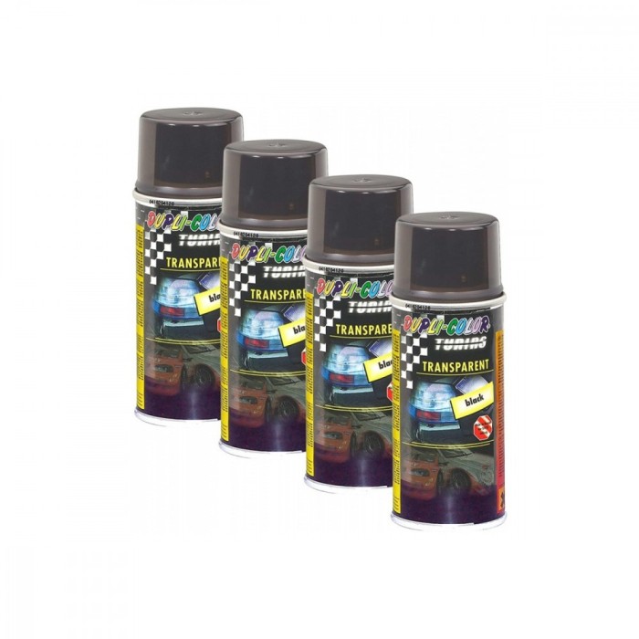 Vopsea spray tuning lampi transparenta DUPLI-COLOR, 150ml - Rosu-Transparent