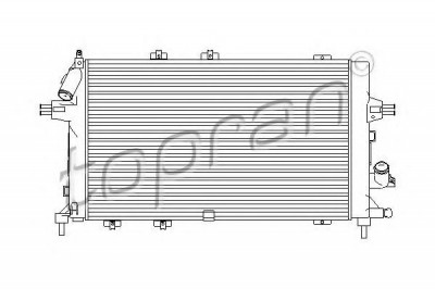 Radiator, racire motor OPEL ASTRA H (L48) (2004 - 2016) TOPRAN 207 810 foto